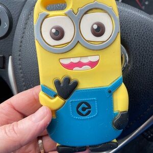 Minion Silicone Phone Case - Yellow & Blue